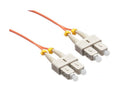 Axiom SCSCMD6O-2M-AX SC/SC OM1 Fiber Cable 2m, Orange