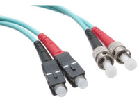 Axiom SCST10GA-2M-AX SC/ST OM3 Fiber Cable 2m, Aqua