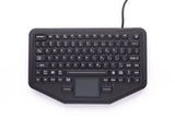 iKey SL-86-911-TP-FL-USB Keyboard with Touchpad - 86-Key Functionality - Fn Key for Secondary Legend Flexibility - Integrated Touchpad