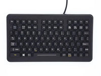 iKey SL-88-USB Compact Backlit Industrial Keyboard - 12 Function Keys - 88-Key Functionality
