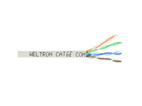 Weltron T2404L6PA-WH 1000FT WHITE CAT6 550MHZ STRANDED UTP CA