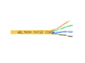Weltron T2404L6PA-YL 1000FT YELLOW CAT6 550MHZ STRANDED UTP C