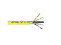 Weltron T2404L6SHP-YL CAT6 Solid FTP CMP YELLOW 1000 TAA Comp