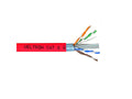 Weltron T2404L6SH-RD 1000FT RED CAT6 550MHZ SOLID FTP CABLE C