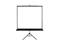 Elite Screens T85SB Tripod B, 85IN Diag. 1:1, Lightweight Pull Up Foldable Stand, Manual, Movie Home Theater Projector Screen