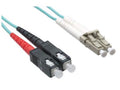 Axiom AXG96879 LC/SC OM3 Fiber Cable 70m - TAA, Aqua