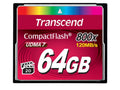 Transcend TS64GCF800 64GB, CF Card, MLC, R: 120MB/s