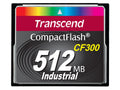 Transcend TS512MCF300 512MB, CF Card, SLC