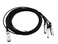 Axiom QSFP-4SFP25G-CU1M-AX QSFP28 DAC Cable for Cisco 1m, Black