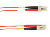 Black Box FOCM62-LCLC-RD-1 62.5 FO Patch Cable, Lclc, PVC, Red, 1ft