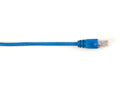 Black Box CAT6PC-010-BL-10PAK CAT6 250-MHz Molded Snagless Stranded Ethernet Patch Cable-Unshielded(UTP),CM PVC(RJ45 M/M),Blue,10-ft.(3.0-m),10-Pack