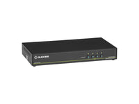 Black Box SS4P-SH-DP-UCAC KVM Switch, NIAP 3.0 Certified - 4-Port, Single-Monitor, DisplayPort 4K30, USB, Audio, CAC