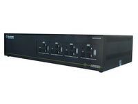 Black Box SS8P-DVI-8X4-UCAC Secure KVM Matrix Switch, NIAP 3.0 Certified-4 Users x 8 Sources, DVI-I, USB, Audio, CAC, GSA, TAA if outside tape not broken