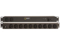 Vertiv 29050 Basic, Standard, 15A, 120V, Horizontal, (12) NEMA 5-15R, breakered, 10 ft power cord with 5-15P, Black Powder Coat
