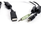 Vertiv CBL0102 Cable, 1-DISPLAYPORT/1-USB/1-AUDIO, 6FT