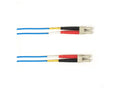 Black Box FOLZH10-002M-LCLC-BL 10 GIG MM FO Patch Cable Duplx, Lszh, Blue, LCLC