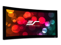 Elite Screens CURVE235-96A1080P3 LunetteAcousticPro1080P3 Series, 96IN Diag. 2.35:1, Sound Transparent Perforated Weave Curved Home Theater