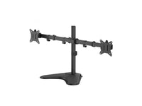 SIIG CE-MT1U12-S1 Dual Monitor Desk Stand 13-27 up to 17.0 lbs, Full Motion, VESA (CE-MT1U12-S1)