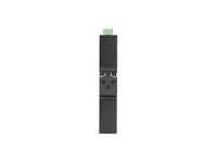 Black Box LGC280A Gigabit Ethernet (1000-Mbps) Industrial Media Converter - 10/100/1000-Mbps Copper to 1000-Mbps Fiber SFP