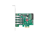 SIIG JU-P40A11-S1 DP USB 3.0 4port PCIE Host Card 5 Gbps (JU-P40A11-S1)
