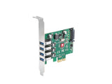 SIIG JU-P40A11-S1 DP USB 3.0 4port PCIE Host Card 5 Gbps (JU-P40A11-S1)