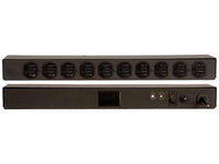 Vertiv 15551VH rPDU, Basic Surge, 15A, 120V, 1.4kW, Horizontal, (10) NEMA 5-15R, 10ft power cord with 5-15P, Black Powder Coat
