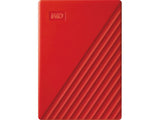 WD WDBPKJ0040BRD-WESN 4TB Wd External Hard Drive - My Passport Portable - Red