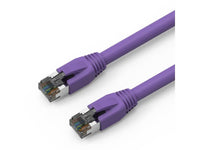 Axiom C8SBSFTP-P25-AX 25FT CAT8 Shielded Cable Purple