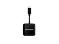 Transcend TS-RDC3 SD/microSD Card Reader, USB 3.2 Gen 1, Black, Type C