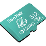 SanDisk SDSQXAO-512G-ANCZN Extreme MicroSDXC, 512GB, UHS-I, Card for Nintendo Switch