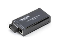 Black Box LHC043A-R4 Fast Ethernet (100-Mbps) Media Converter - 10/100-Mbps Copper to 100-Mbps Simplex Singlemode Fiber, 1550/1310nm, 2km, SC