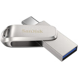 SanDisk SDDDC4-128G-A46 Metal Dual Flash Drive, Type C, 128GB USB 3.1, Ginseng, AMUSB 3.1, Ginseng, AM