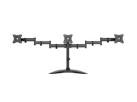 SIIG CE-MT1V12-S1 Freestanding Triple Monitor Desk Stand Full Motion (CE-MT1V12-S1)