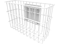 JACO 51-4506 Basket - Wire, 4x8x12in, Right Drw Mnt