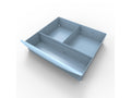 JACO 51-3735 Drawer Insert Tray - 3 Compartments, No Lids