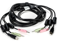 Vertiv CBL0135 Avocent USB Keyboard and Mouse, and Audio Cable, 10 ft for Avocent SV and SC Series Switches - for KVM Switch