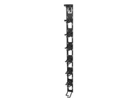 Vertiv VRA1021 Vertical Cable Wire Organizer with 8 Cable Rings - 0U; 2 pcs.; Easy Installation on the VR Rack (VRA1021)