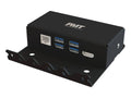 Precision Mounting Technologies AS7.U050.003 Rugged Usb-c HUB with Dc-in Power Cable (bare Wire) and USB Type-c to USB Type-a Cable