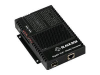 Black Box LGC5600A Gigabit Ethernet (1000-Mbps) PoE++ Media Converter - 10/100/1000-Mbps Copper to 1000-Mbps Fiber SFP