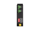 Black Box LIE402A Gigabit Ethernet (1000-Mbps) PoE++ Industrial Network Switch - (4) 10/100/1000-Mbps Copper RJ-45, (2) 