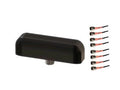 AG Antenna AG98-BB-8W AG98 Low Profile Series Mobility 8-Lead Multi MIMO 8 x WiFi Dual Band - Bolt Mount Antenna w/15ft Coax Cables - Black