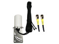 AG Antenna AG17B-16-SM AG17B Omni MIMO 2 x 4G CBRS 5G NR Antenna w/L-Bracket Mount - Includes 2 x 16ft Coax Cable - SMA Male