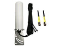 AG Antenna AG19B-16-SM AG19B Omni MIMO 2 x 4G CBRS 5G NR Antenna w/L-Bracket Mount - Includes 2 x 16ft Coax Cable - SMA Male