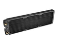 Thermaltake CL-W228-CU00BL-A 360mm with 27mm thickness Slim Size copper radiator with high-density copper fin design and brass tank for exceptional performance and