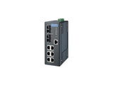 B+B SmartWorx EKI-7708G-2MI-AE 6G+2G MM Managed Ethernet Switch W/ WID