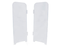 HAT Design Works SHIELD-WINGS FlexShield Wings Protective Countertop Screen with Flexible Wings, White, 11.5IN W x 30IN H, base sold seperately