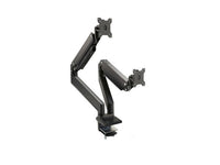 SIIG CE-MT3011-S1 Dual Heavy-duty Aluminum Gas Spring Full Motion, VESA75x75,100x100 (CE-MT3011-S1)