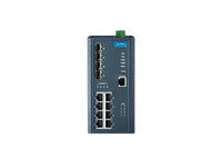 B+B SmartWorx EKI-7712E-4FP-AE 8FE + 4SFP with POE