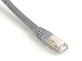 Black Box EVNSL0273GY-0030 CAT6 400-MHz Molded Boot Solid Ethernet Patch Cable - Shielded (F/UTP), CMP Plenum (RJ45 M/M), Gray, 30-ft. (9.1-m), GSA, TAA