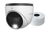 Speco Technologies O5LT1 5MP IP Advanced Analytics Turret Camera with White Light Intensifier, 2.8mm lens, NDAA, Junctio
